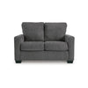 Ashley Anise Sofa Sleeper with Twin Size Pull Out Bed Pewter Gray Polyester