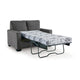 Ashley Anise Sofa Sleeper with Twin Size Pull Out Bed Pewter Gray Polyester