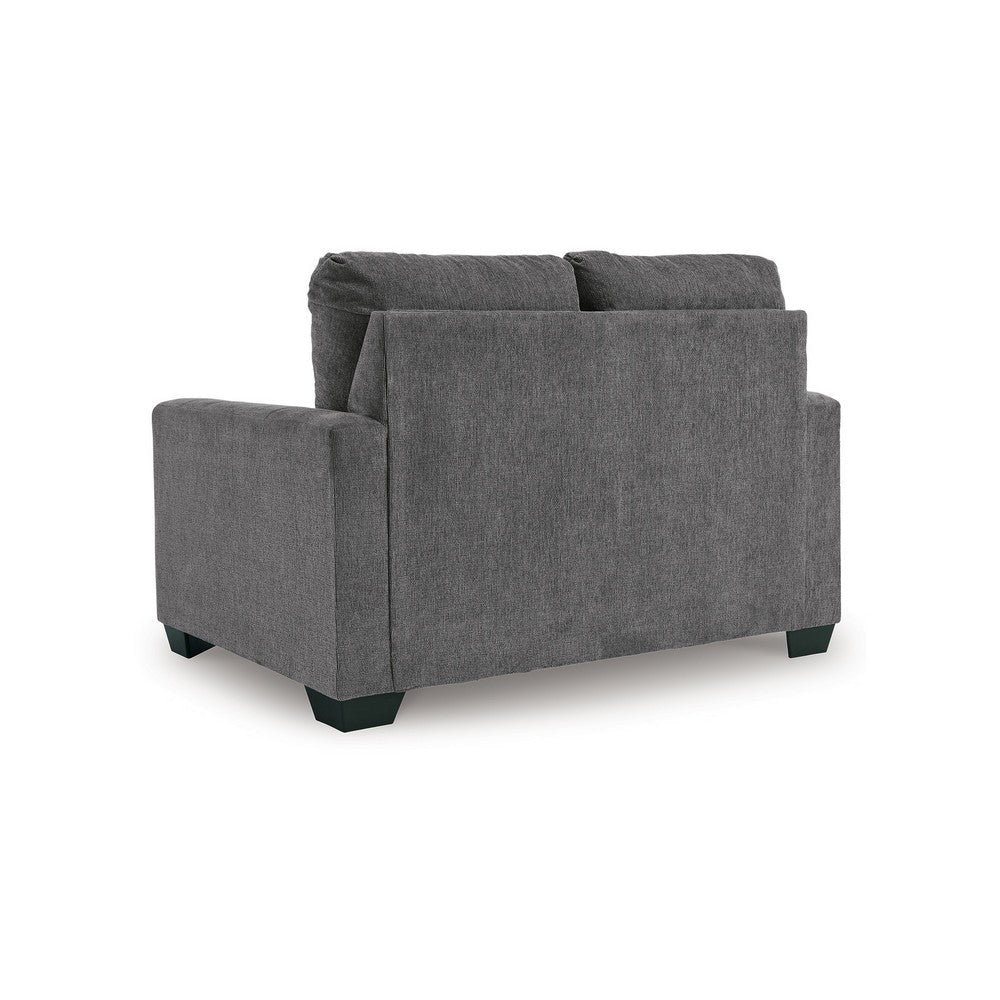 Ashley Anise Sofa Sleeper with Twin Size Pull Out Bed Pewter Gray Polyester