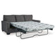 Ashley Anise Sofa Sleeper with Queen Size Pull Out Bed Pewter Gray Polyester BM331760