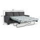 Ashley Anise Sofa Sleeper with Queen Size Pull Out Bed Pewter Gray Polyester BM331760