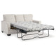 Ashley Anise Sofa Sleeper with Full Size Pull Out Bed Snow White Polyester BM331761