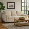 Ashley Anise Sofa Sleeper with Full Size Pull Out Bed, Snow White Polyester