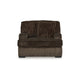 Ashley Ayle Oversized Chair Accent Pillow Chocolate Brown Corduroy Polyester BM331768