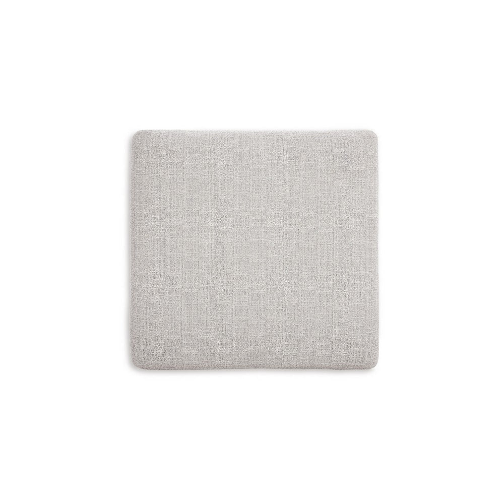 Ashley Carly Oversized Accent Ottoman Modern Stone Gray Nuvella 36 Inch BM331771