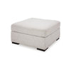 Ashley Carly Oversized Accent Ottoman Modern Stone Gray Nuvella 36 Inch BM331771