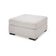 Ashley Carly Oversized Accent Ottoman Modern Stone Gray Nuvella 36 Inch BM331771