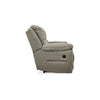 Ashley Zane Manual Dual Reclining Loveseat Soft Gray Faux Suede 80 Inch BM331776