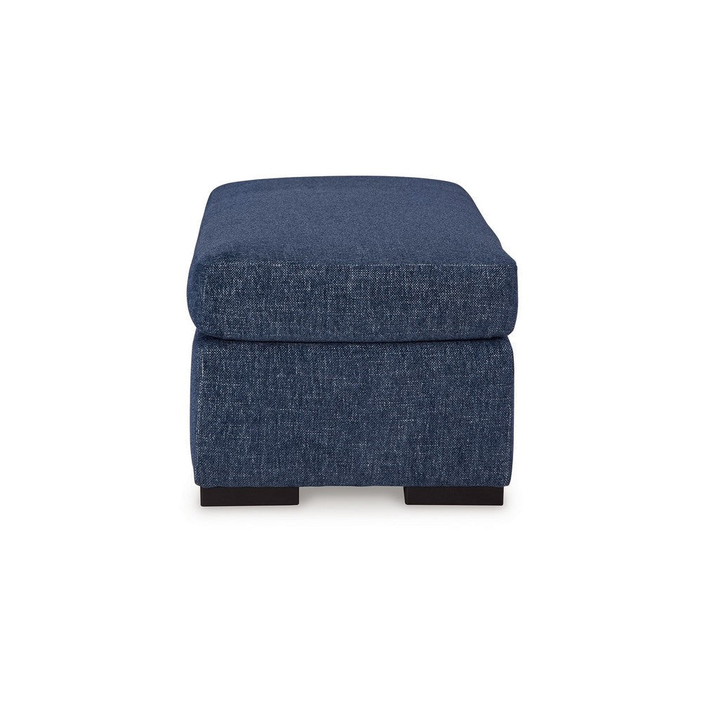 Ashley Marcy Ottoman Low Profile Legs Navy Blue Next Gen Nuvella 44 Inch