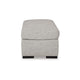 Ashley Marcy Ottoman Low Profile Legs Pewter Gray Next Gen Nuvella 44 Inch BM331782