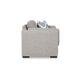 Ashley Marcy Oversized Chair with Arm Bolster Pillows Pewter Gray Polyester BM331783