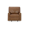 Ashley Miller Manual Recliner Chair Pull Tab Caramel Brown Real Leather BM331802