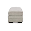 Ashley Shelyn Accent Ottoman Bench Modern Light Sand Gray Polyester 43 Inch BM331812