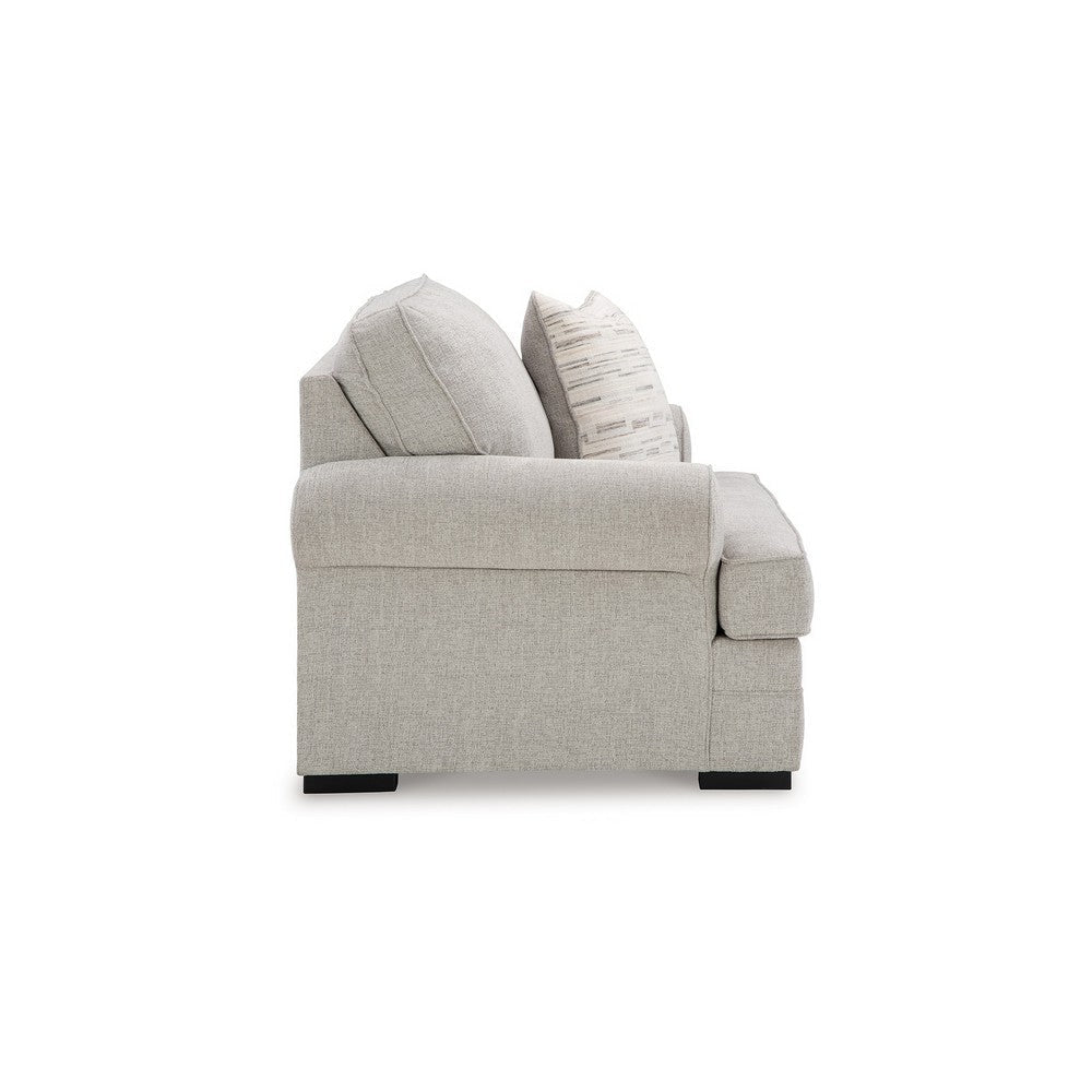Ashley Shelyn Oversized Chair Accent Pillow Sand Gray Textures Polyester BM331814