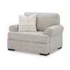 Ashley Shelyn Oversized Chair Accent Pillow Sand Gray Textures Polyester BM331814