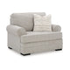 Ashley Shelyn Oversized Chair, Accent Pillow, Sand Gray Textures Polyester