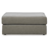 Ashley Aval Oversized Accent Ottoman 44 Inch Square Ash Gray Polyester BM331815