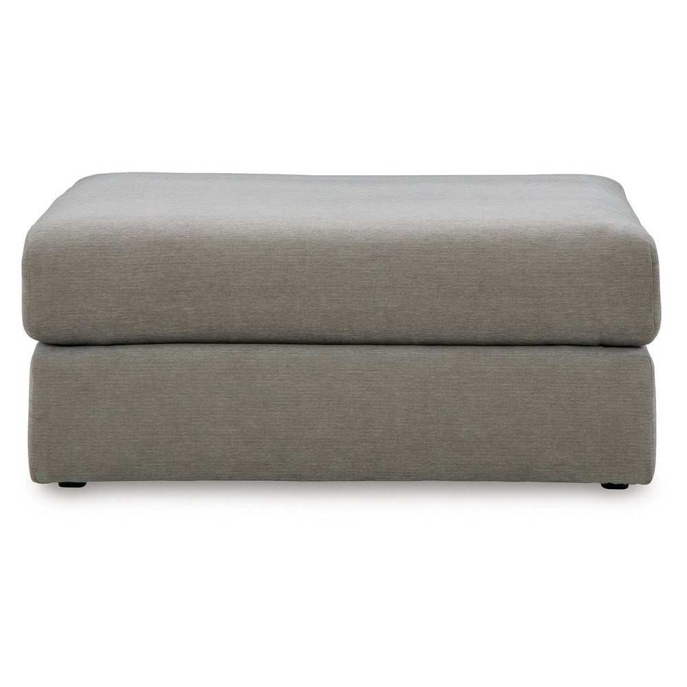 Ashley Aval Oversized Accent Ottoman 44 Inch Square Ash Gray Polyester BM331815