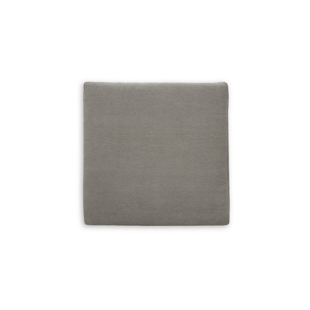 Ashley Aval Oversized Accent Ottoman 44 Inch Square Ash Gray Polyester BM331815