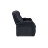 Ashley Fynne Power Reclining Sofa LEDs Sapphire Blue Faux Leather 85 Inch BM331820
