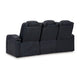Ashley Fynne Power Reclining Sofa LEDs Sapphire Blue Faux Leather 85 Inch BM331820