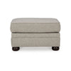 Ashley Gael Ottoman Soft Cushioned Gray Beige Polyester Dark Brown 31 Inch BM331823