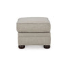Ashley Gael Ottoman Soft Cushioned Gray Beige Polyester Dark Brown 31 Inch BM331823