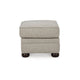 Ashley Gael Ottoman Soft Cushioned Gray Beige Polyester Dark Brown 31 Inch BM331823