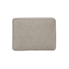 Ashley Gael Ottoman Soft Cushioned Gray Beige Polyester Dark Brown 31 Inch BM331823