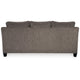 Ashley Nima Sofa Slate Gray Polyester Chenille 4 Throw Pillows 92 Inch BM331846