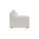 Ashley Maite Accent Armchair Modern Sloped Arms Soft Chalk Gray Polyester BM331862