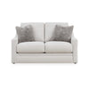 Ashley Maite Loveseat Modern Chalk Gray Polyester 2 Throw Pillows 62 Inch BM331863