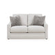 Ashley Maite Loveseat Modern Chalk Gray Polyester 2 Throw Pillows 62 Inch BM331863