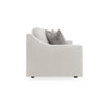 Ashley Maite Sofa Modern Chalk Gray Polyester 4 Throw Pillows 88 Inch BM331864