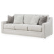 Ashley Maite Sofa Modern Chalk Gray Polyester 4 Throw Pillows 88 Inch BM331864