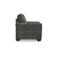 Ashley Layla Accent Armchair Extra Plush Cushioned Dark Gray Polyester