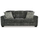 Ashley Layla Sofa Extra Plush Dark Gray Polyester 2 Accent Pillows 90 Inch BM331874