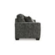 Ashley Layla Sofa Extra Plush Dark Gray Polyester 2 Accent Pillows 90 Inch BM331874