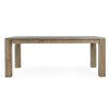 Rilo Dining Table with Curved Edges Ash Natural Mango Wood 78 Inch BM331913