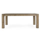 Rilo Dining Table with Curved Edges Ash Natural Mango Wood 78 Inch BM331913