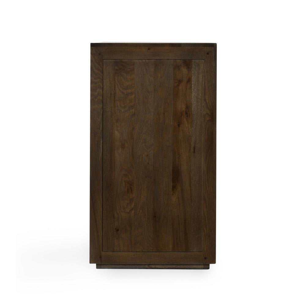 Alar Serving Buffet Cabinet Sideboard Console 6 Doors Brown 108 Inch BM331926