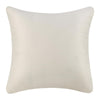 Slick Outdoor Square Accent Throw Pillow 22 Inch Ivory Recycled Fabric