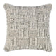 Slick Outdoor Square Accent Throw Pillow 22 Inch Ivory Recycled Fabric