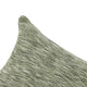 Sam Lumbar Accent Throw Pillow 14x26 Cedar Green Cotton Blend Texture BM331929