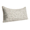 Sam Lumbar Accent Throw Pillow 16x36 Textured Cotton Blend Beige