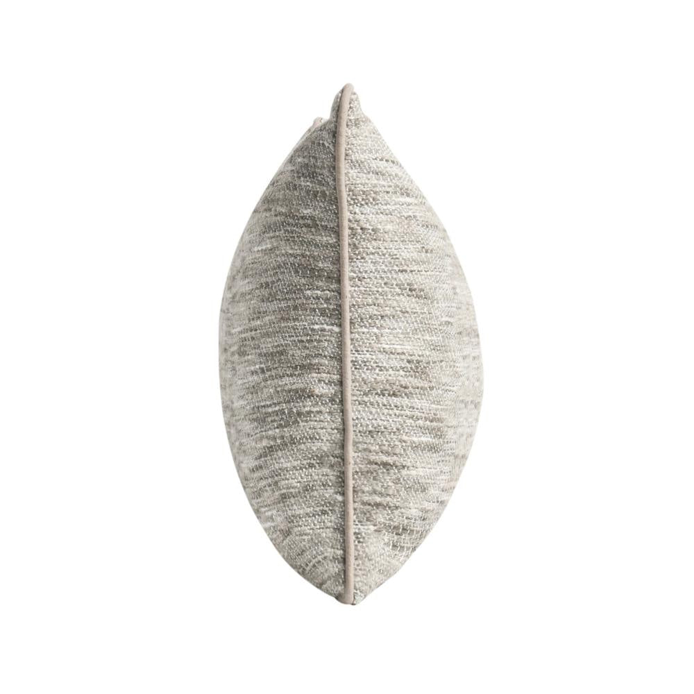 Sam Lumbar Accent Throw Pillow 16x36 Textured Cotton Blend Beige