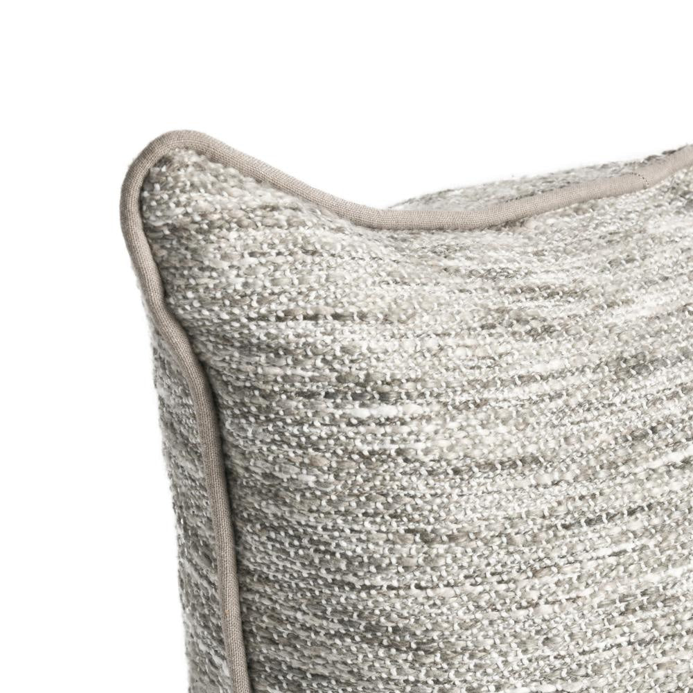 Sam Lumbar Accent Throw Pillow 16x36 Textured Cotton Blend Beige