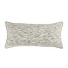 Sam Lumbar Accent Throw Pillow, 16x36 Textured Cotton Blend, Beige