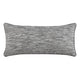 Sam Lumbar Accent Throw Pillow, 16x36 Textured Cotton Blend, Gray