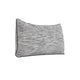 Sam Lumbar Accent Throw Pillow 16x36 Textured Cotton Blend Gray